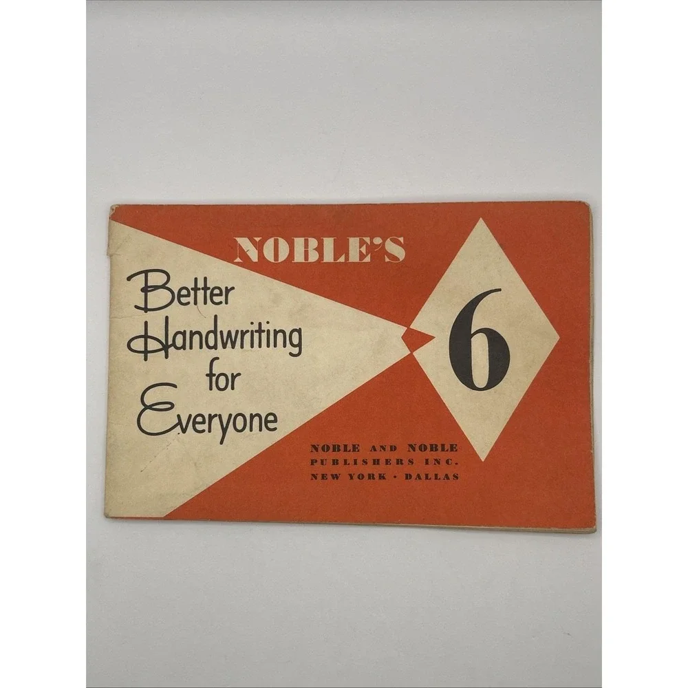 Vintage Noble's Better Handwriting for Everyone Book 6 – Unused Workbook